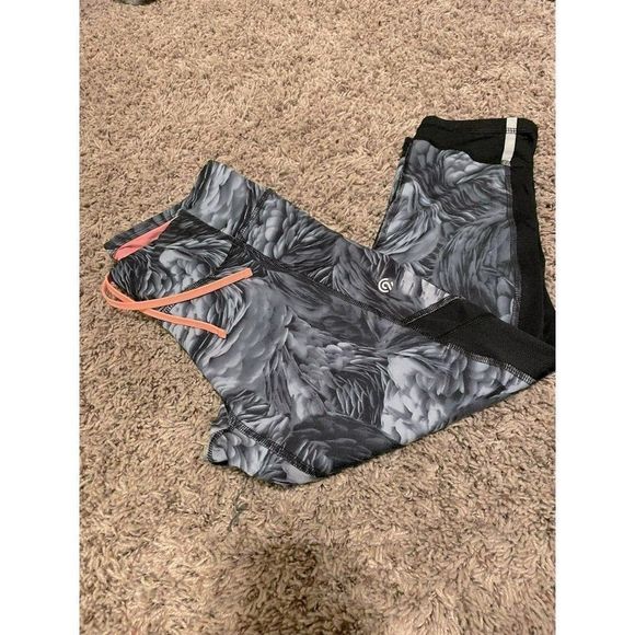 Champion Women's Patterned Black & White Skinny Leggings Size Small - Picture 4 of 11